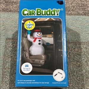 Light-Up Snowman Carbuddy